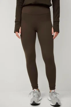 Ellos STUDIO Træningstights Warm Tights Flat Front Core^Dame Træningstøj|Træningstøj