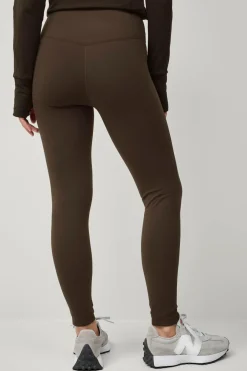 Ellos STUDIO Træningstights Warm Tights Flat Front Core^Dame Træningstøj|Træningstøj