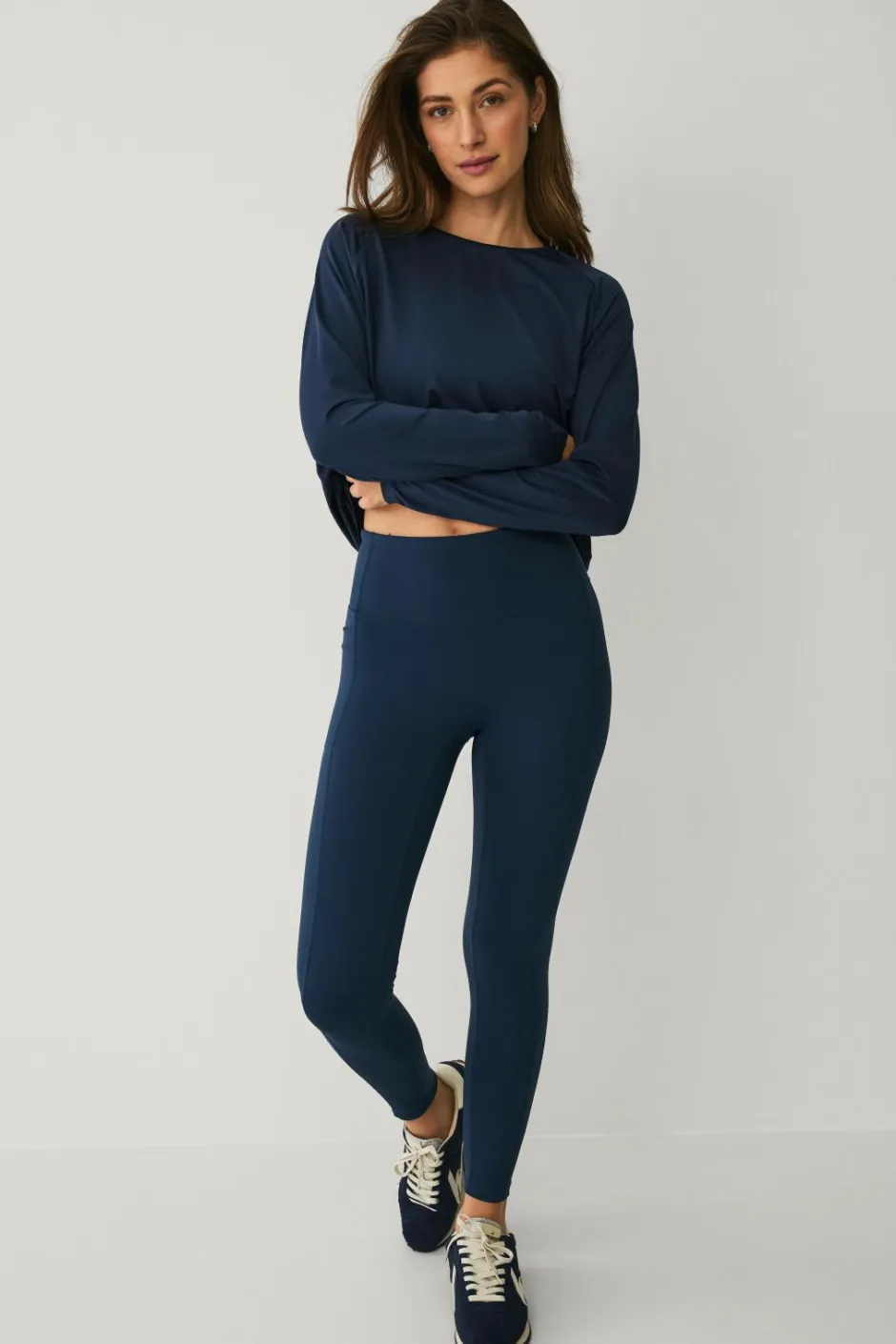 Discount STUDIO Træningstop Loose Top Core LS Dame Træningstøj|Træningstøj