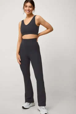 Discount STUDIO Træningstights Flare Structure Tights Dame Træningstøj|Træningstøj