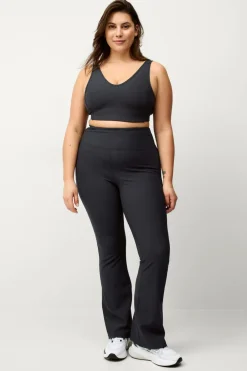 Discount STUDIO Træningstights Flare Structure Tights Dame Træningstøj|Træningstøj
