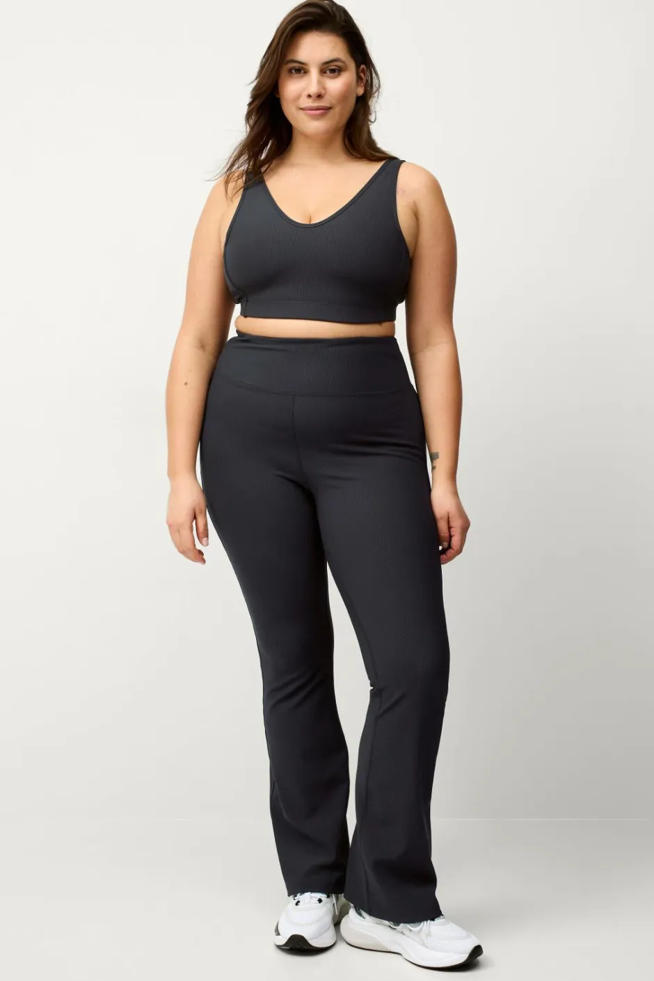 Discount STUDIO Træningstights Flare Structure Tights Dame Træningstøj|Træningstøj