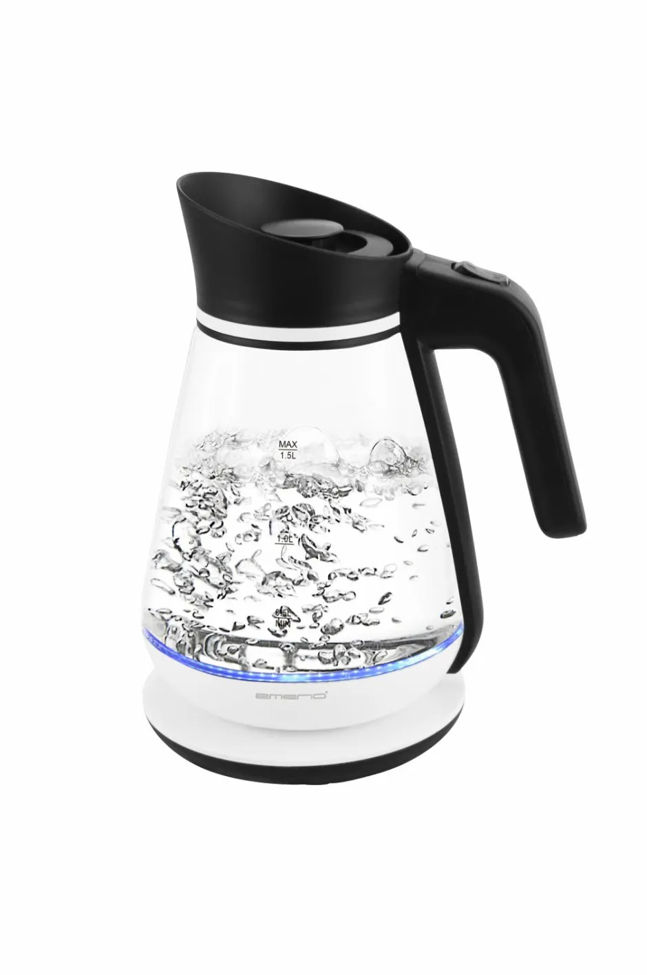 Emerio Elkedel 1,5 l Glas^ Små Køkkenmaskiner