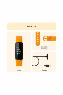 Fitbit Inspire 3, Black/Morning Glow^Dame Ure|Ure