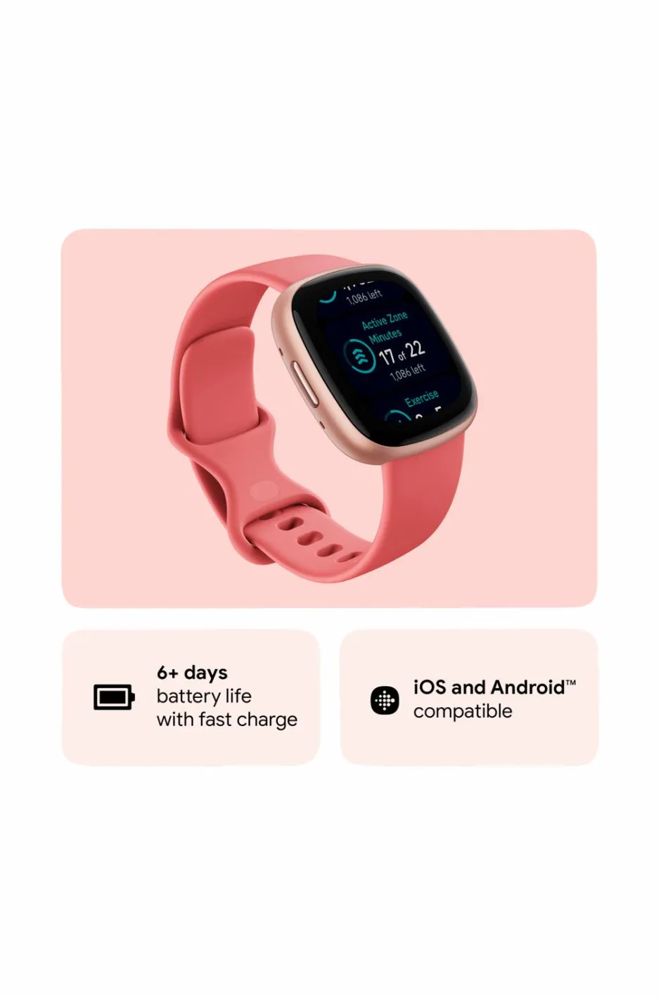 Best Versa 4, Pink Sand/Copper Rose Dame Ure|Ure