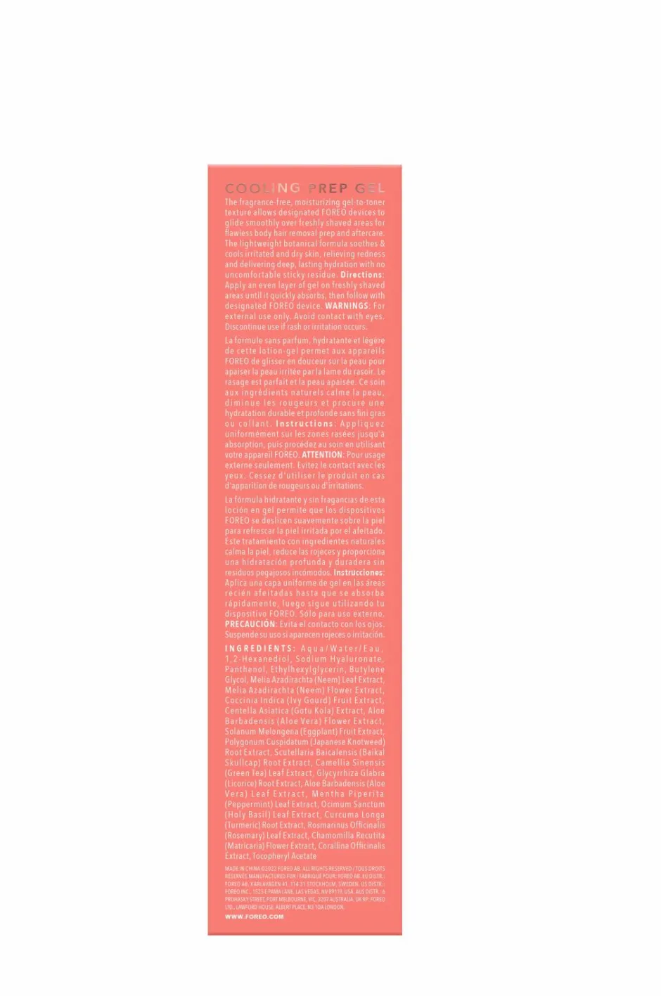 FOREO Peach™ Cooling Prep Gel 100 Ml^ Hårfjerning