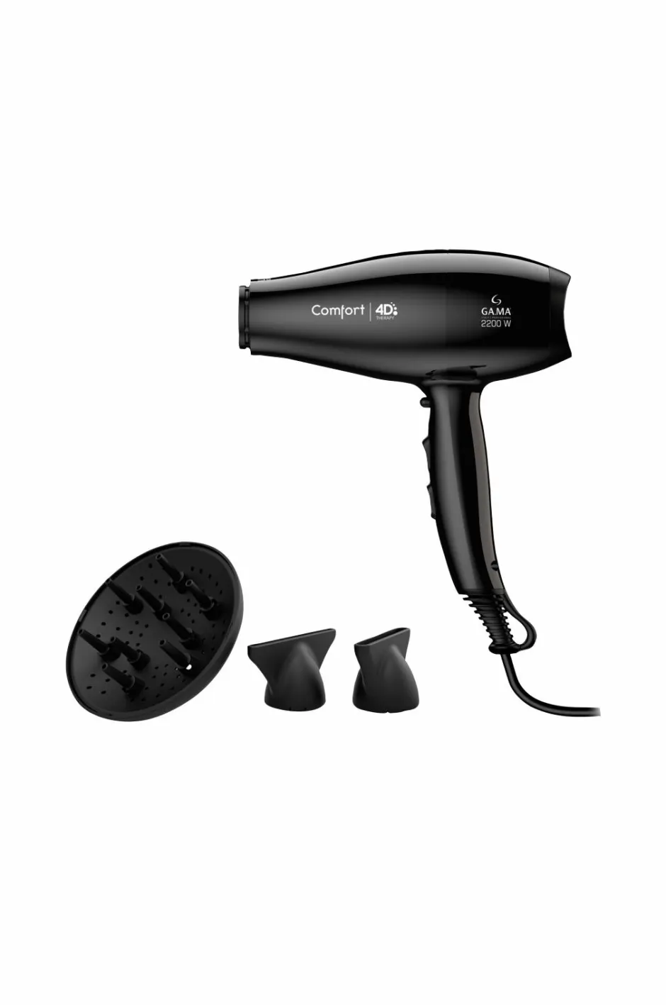 Ga.Ma Føntørrer Comfort 4D Therapy 2200W GH0532^ Varmeredskaber