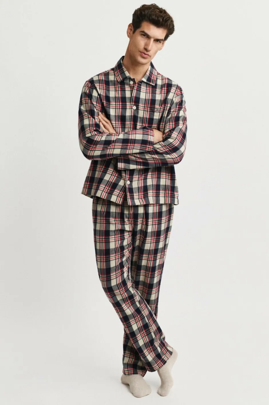 Gant Pyjamas Flannel Check Pajama Set Gift Box^ Nattøj & Homewear