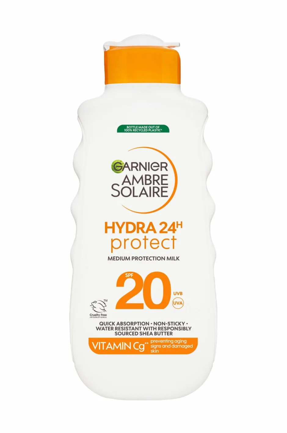 Garnier Ambre Solaire Hydra 24 Timer Protect Sun Protecting Milk SPF20 For Normal Skin 175 Ml^ Solbeskyttelse