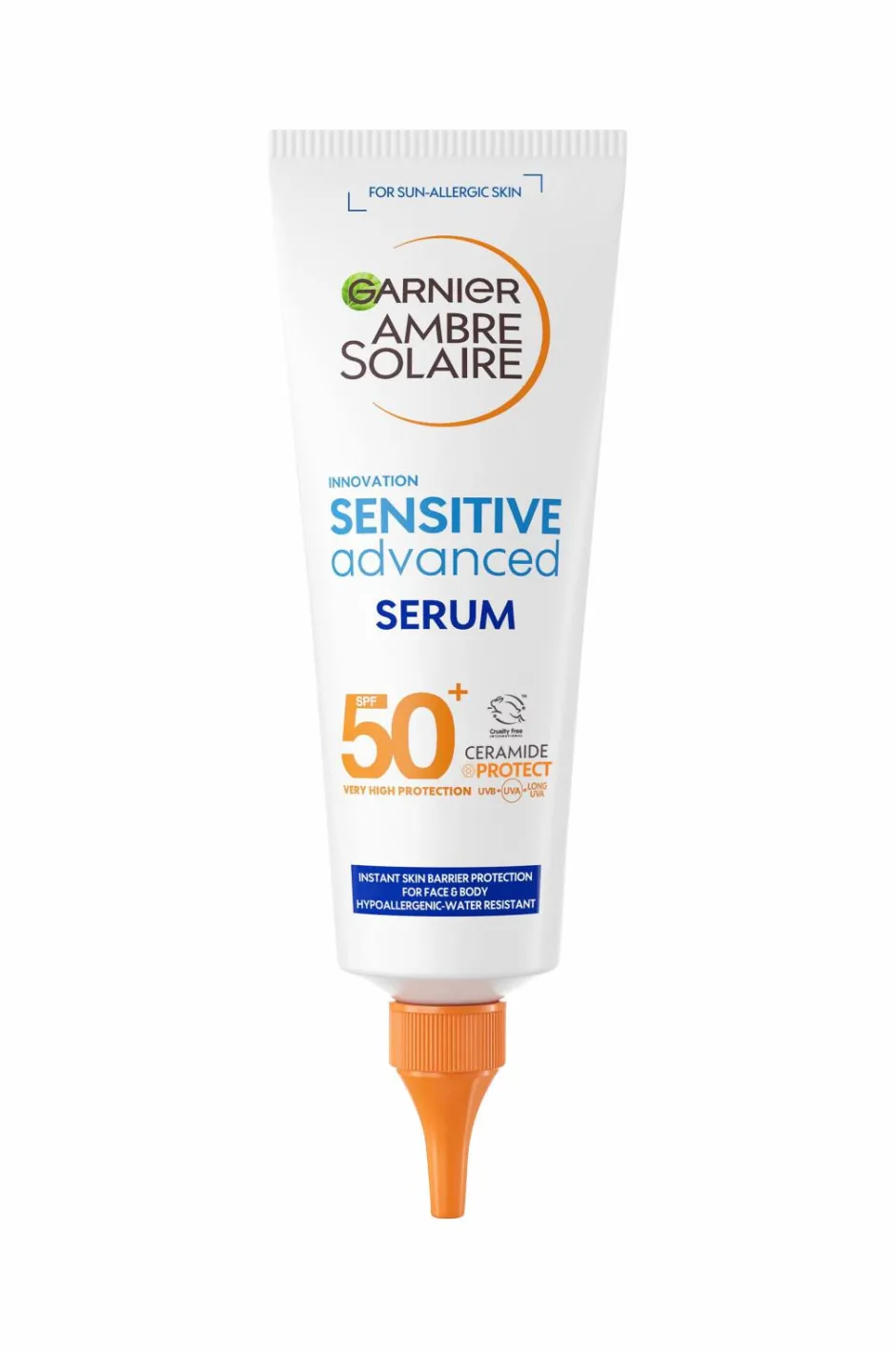 Garnier Ambre Solaire Sensitive Advanced Body Serum SPF 50+ 125 ml^ Solbeskyttelse