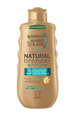 Garnier Ambre Solaire Natural Bronzer Self-Tan Lotion For Normal Skin Medium 175 Ml^ Ansigtspleje|Ansigtspleje