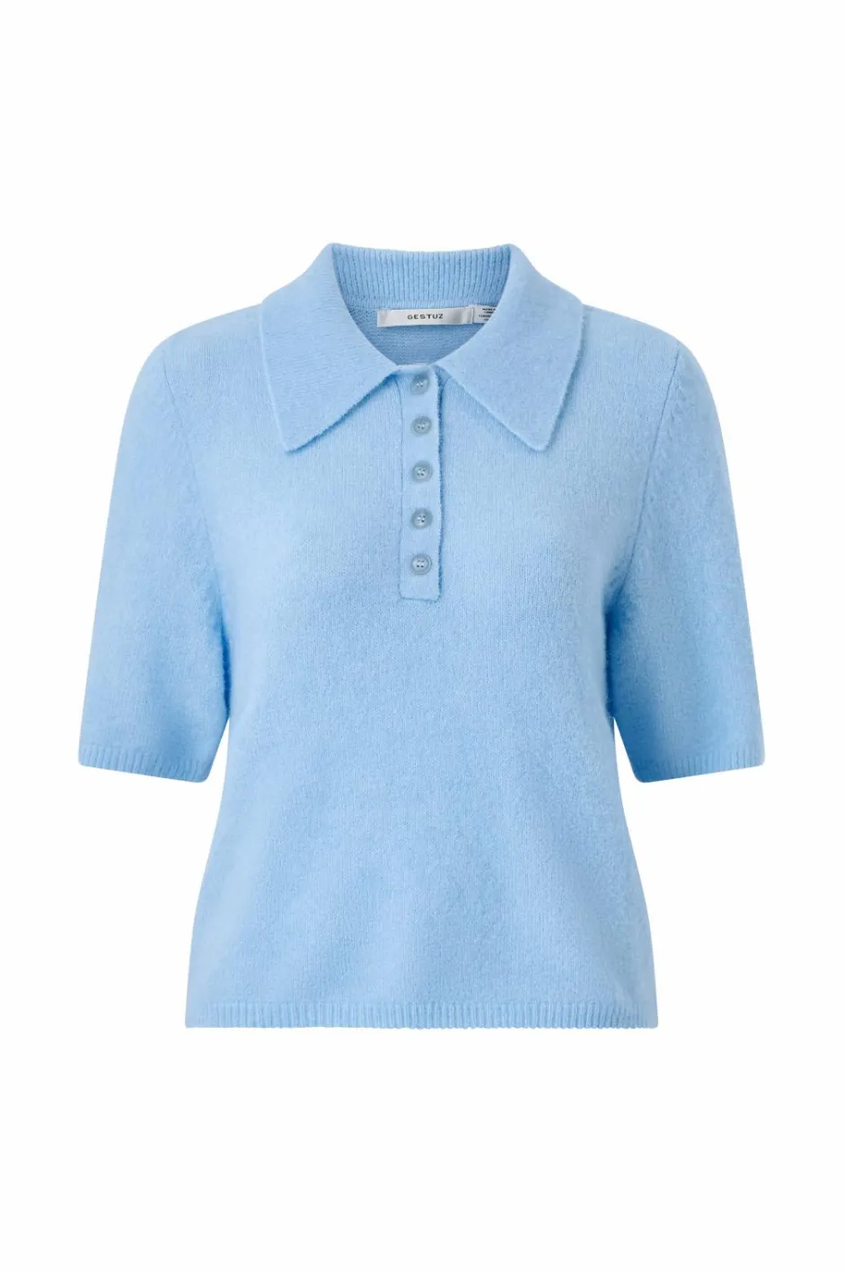 Gestuz Pullover GZalpha ss Polo^Dame Trøjer & Cardigans