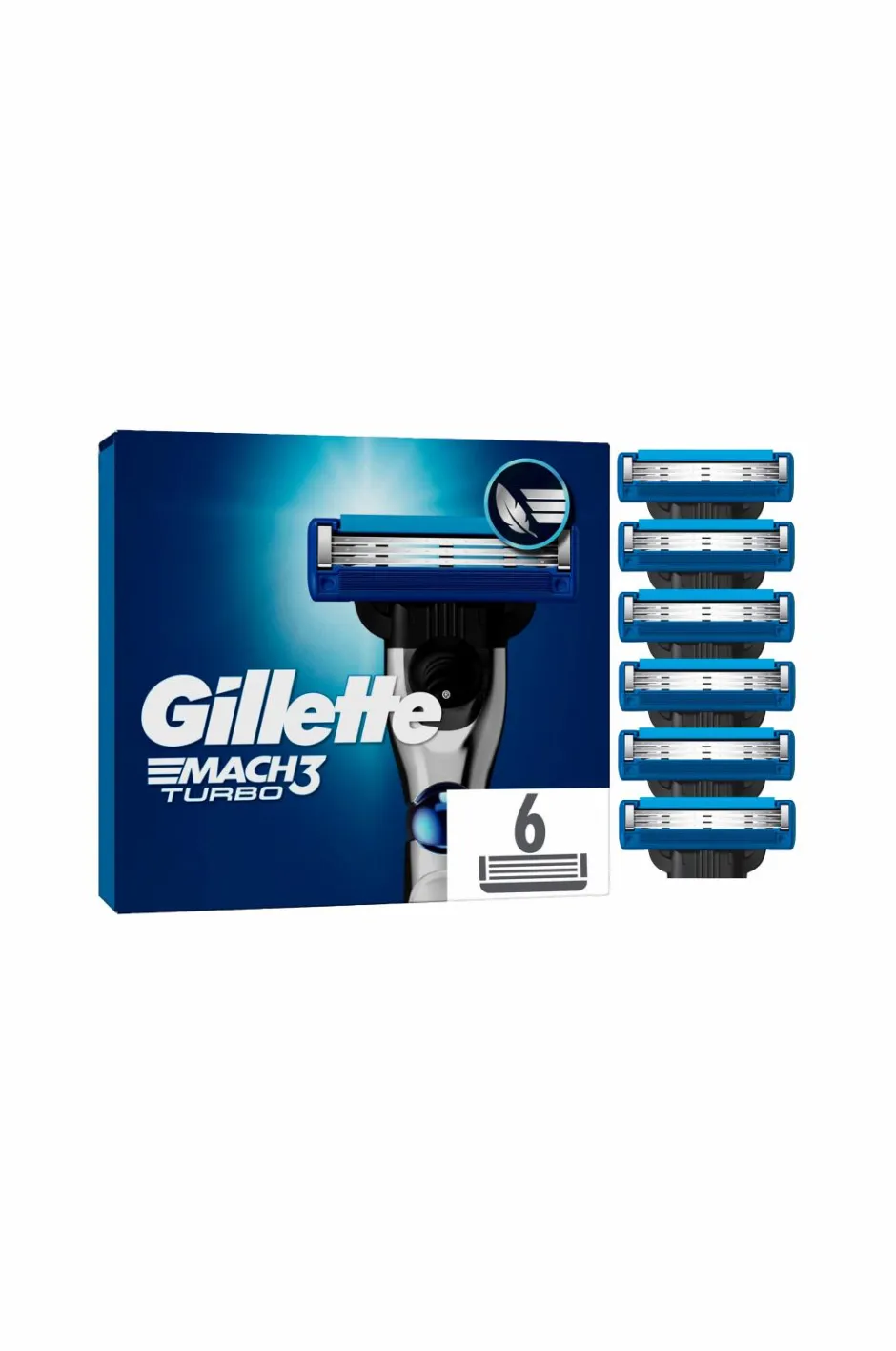 Outlet Barberblad Mach3 Turbo 6-pak Barbering|Barbering