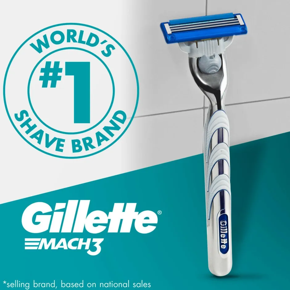 Online Barberkniv Mach3 Turbo med 2 barberingsbadekar Barbering|Barbering