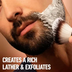 Gillette Barberkost med træhåndtag^ Barbering|Barbering