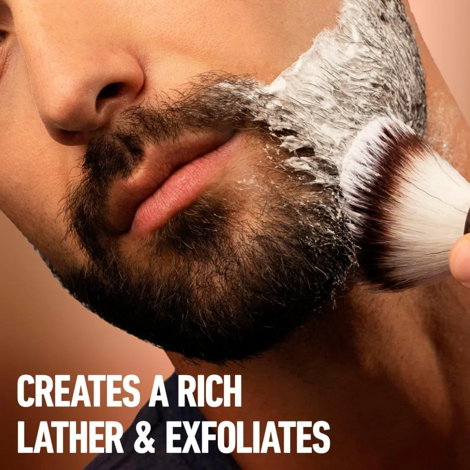Gillette Barberkost med træhåndtag^ Barbering|Barbering