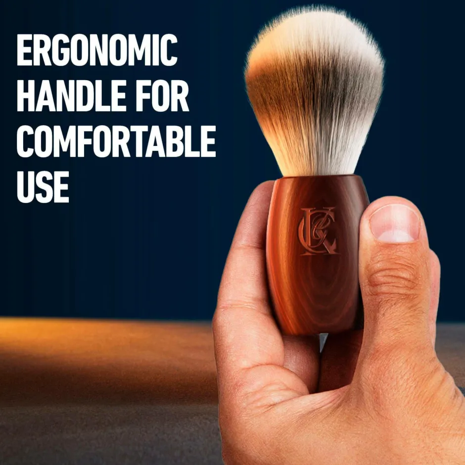 Gillette Barberkost med træhåndtag^ Barbering|Barbering