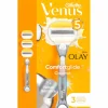 Hot Barberskraber Comfortglide Coconut + Olay-barberblad 3 stk Hårfjerning