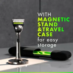 Gillette Udjævningsplan Labs + 2 barberblade, magnetisk stativ og rejseetui^ Barbering|Barbering