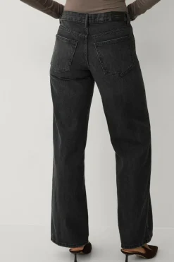 Gina Tricot Jeans Low Wide Front Seam^Dame Jeans