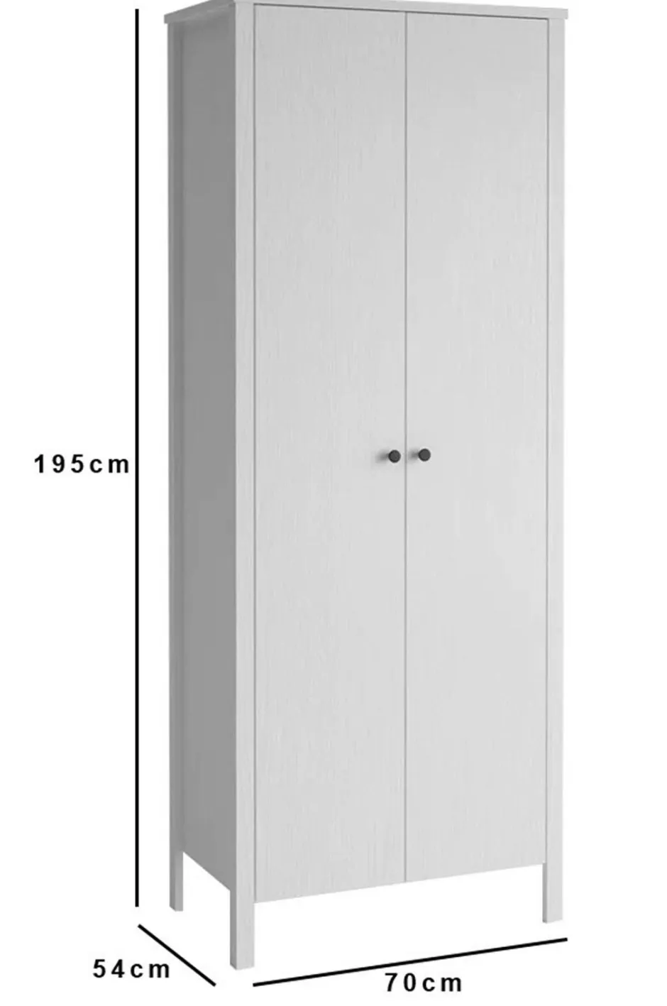 Clearance Garderobe Vargas Garderobeskabe