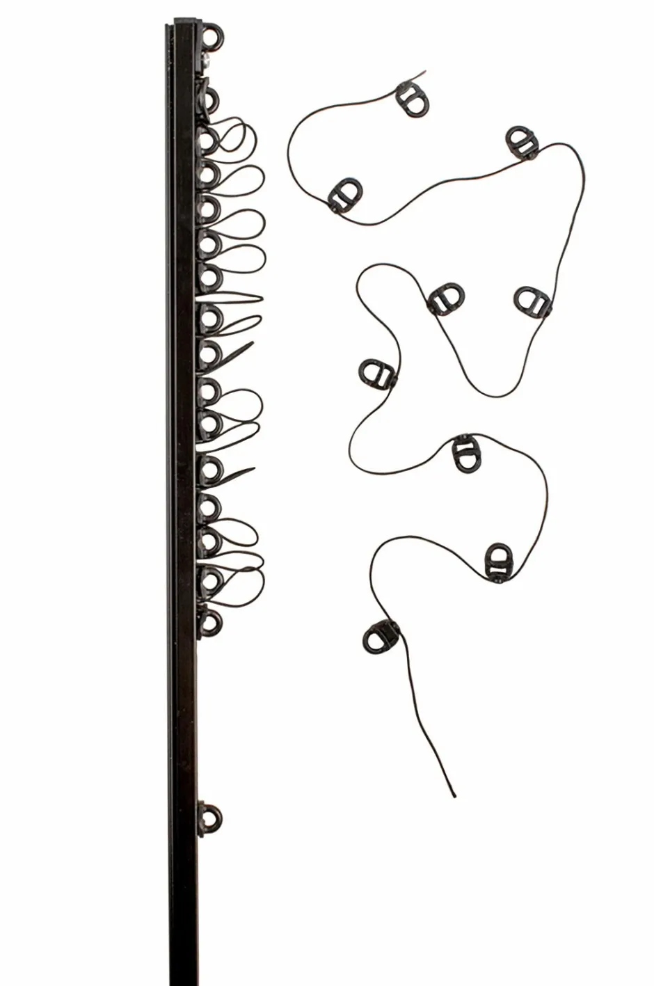 Hasta Gardinskinne U Wave 250 cm^ Gardintilbehør