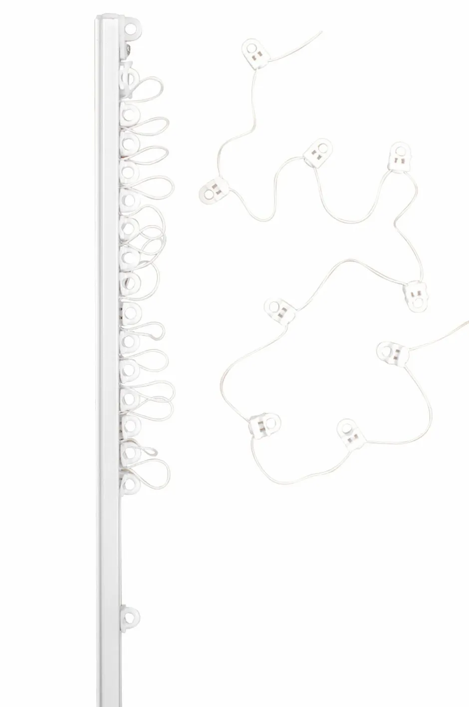Sale Gardinskinne U Wave 150 cm Gardintilbehør