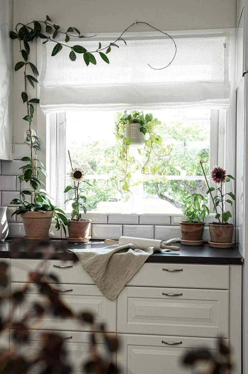 Clearance Lamelgardin Linnéa højde 160 cm Foldegardiner