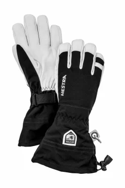 Hestra Skihandsker Army Leather Heli Ski 5 finger^Dame Handsker &- Vanter|Accessories