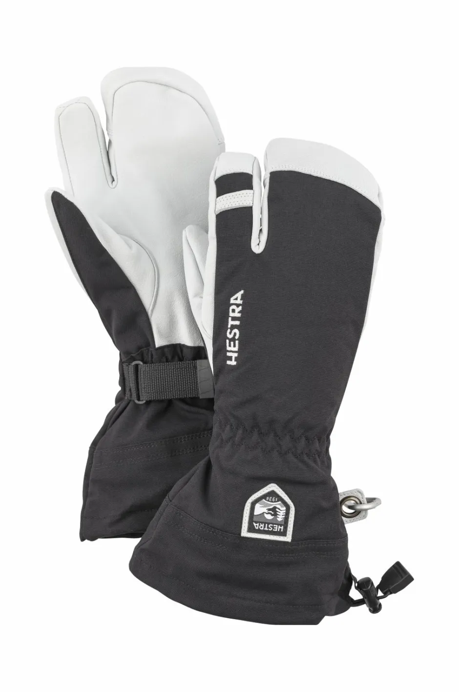 Hestra Skihandsker Army Leather Heli Ski 3-finger^Dame Handsker &- Vanter|Accessories