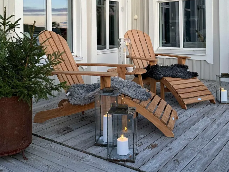 Discount Dækstol Tennessee Teak Nature Udemøbler & Have