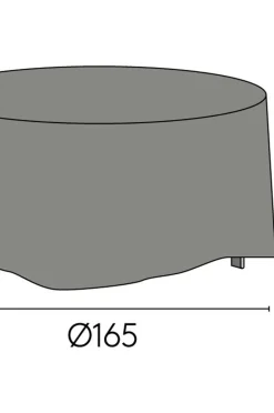 Hillerstorp Møbel Cover Round Ekeryd Sandhamn Spring Ø165 X 89 Cm Gray^ Udemøbler & Have