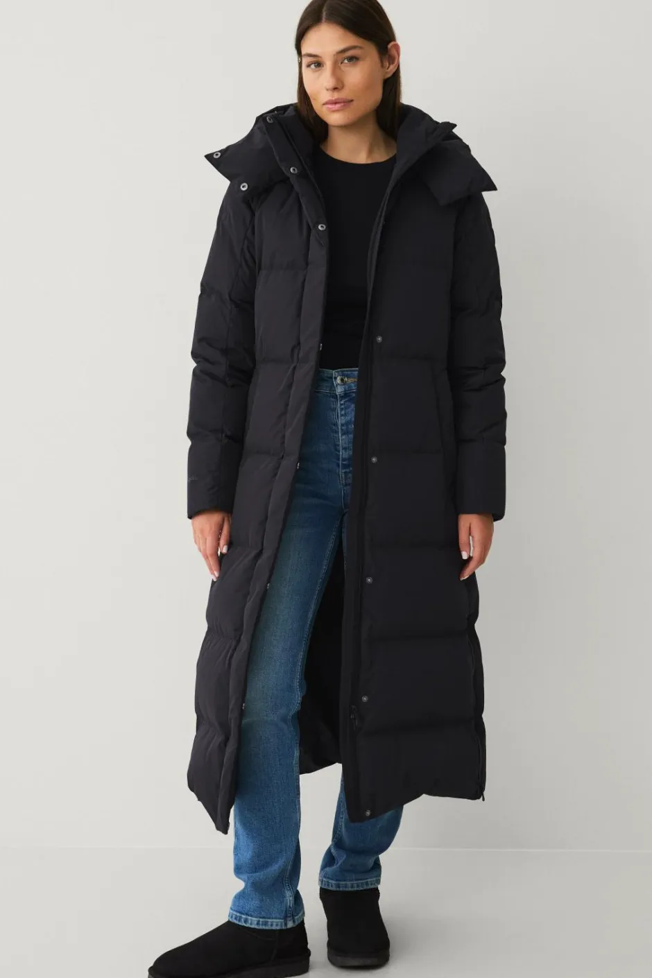 Áhkká Dunfrakke Down Coat Parka W^Dame Overtøj|Overtøj