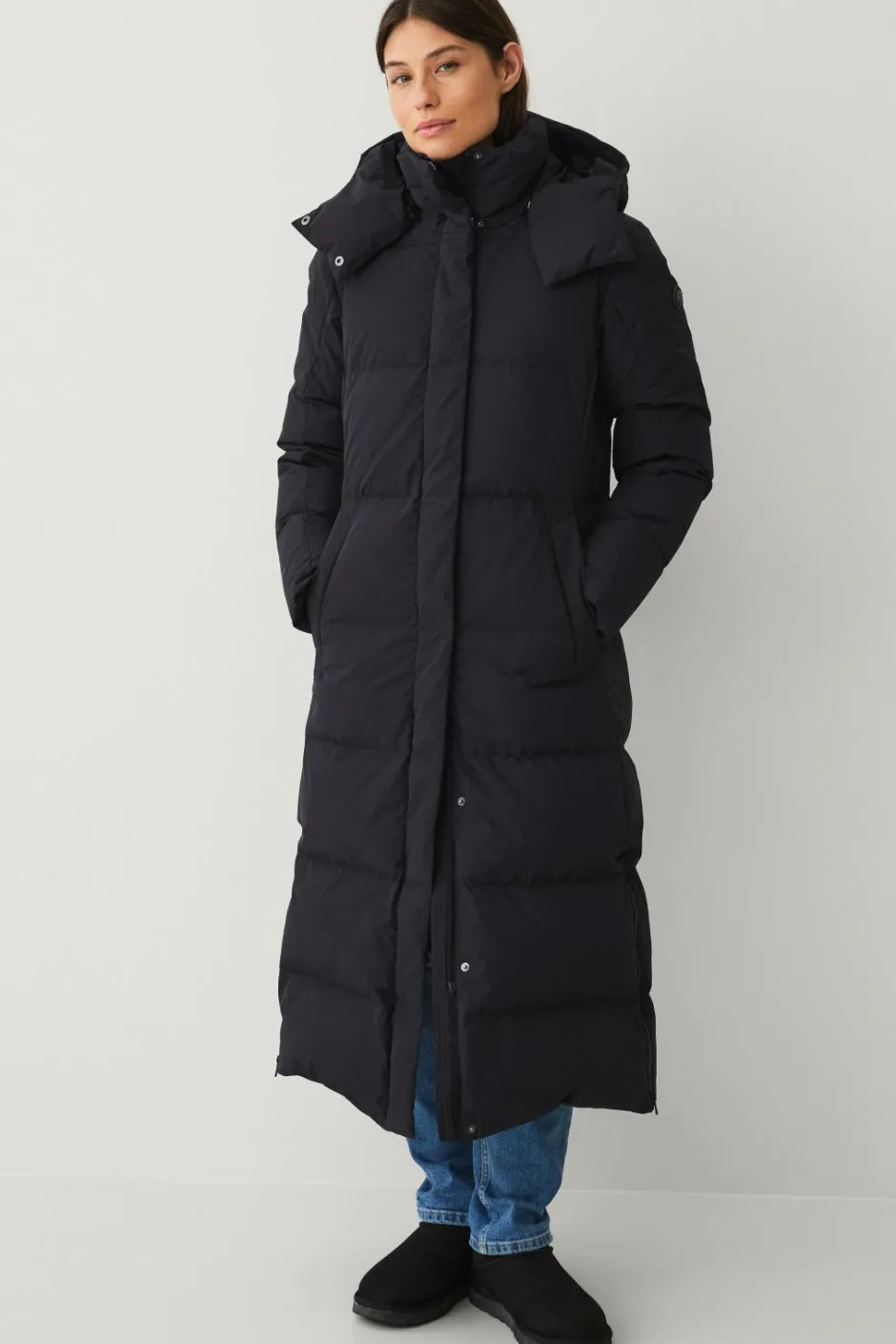 Áhkká Dunfrakke Down Coat Parka W^Dame Overtøj|Overtøj