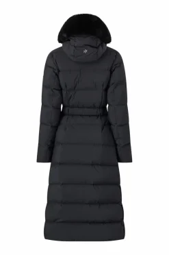 Áhkká Dunfrakke Gold Long Down Coat Matte^Dame Jakker & Frakker