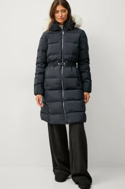 Áhkká Dunfrakke Gold Mid Down Coat Matte^Dame Overtøj|Overtøj