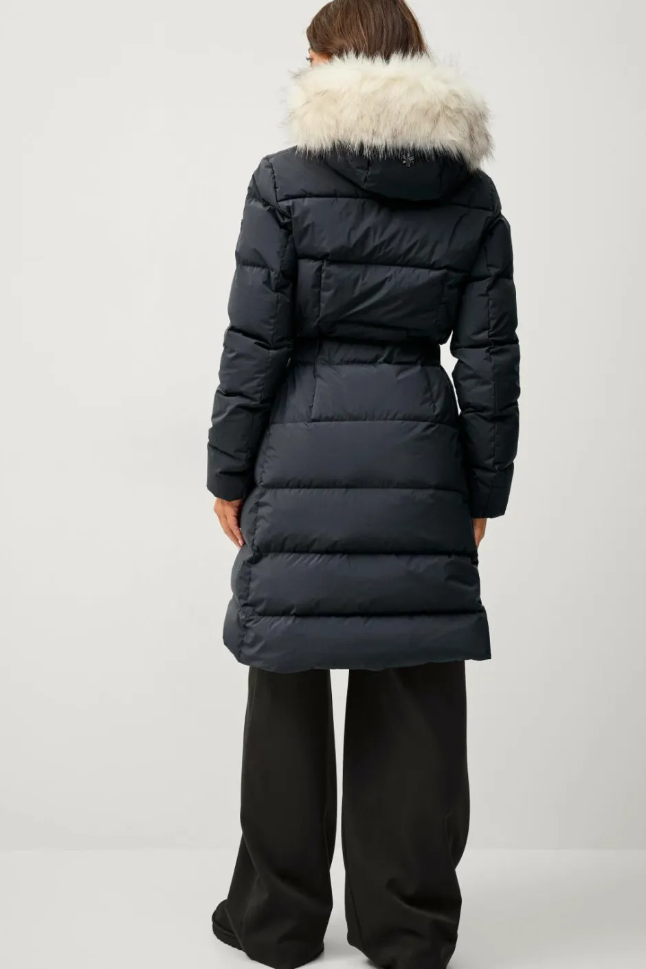 Áhkká Dunfrakke Gold Mid Down Coat Matte^Dame Overtøj|Overtøj