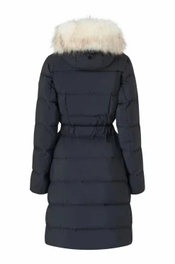 Áhkká Dunfrakke Gold Mid Down Coat Matte^Dame Overtøj|Overtøj