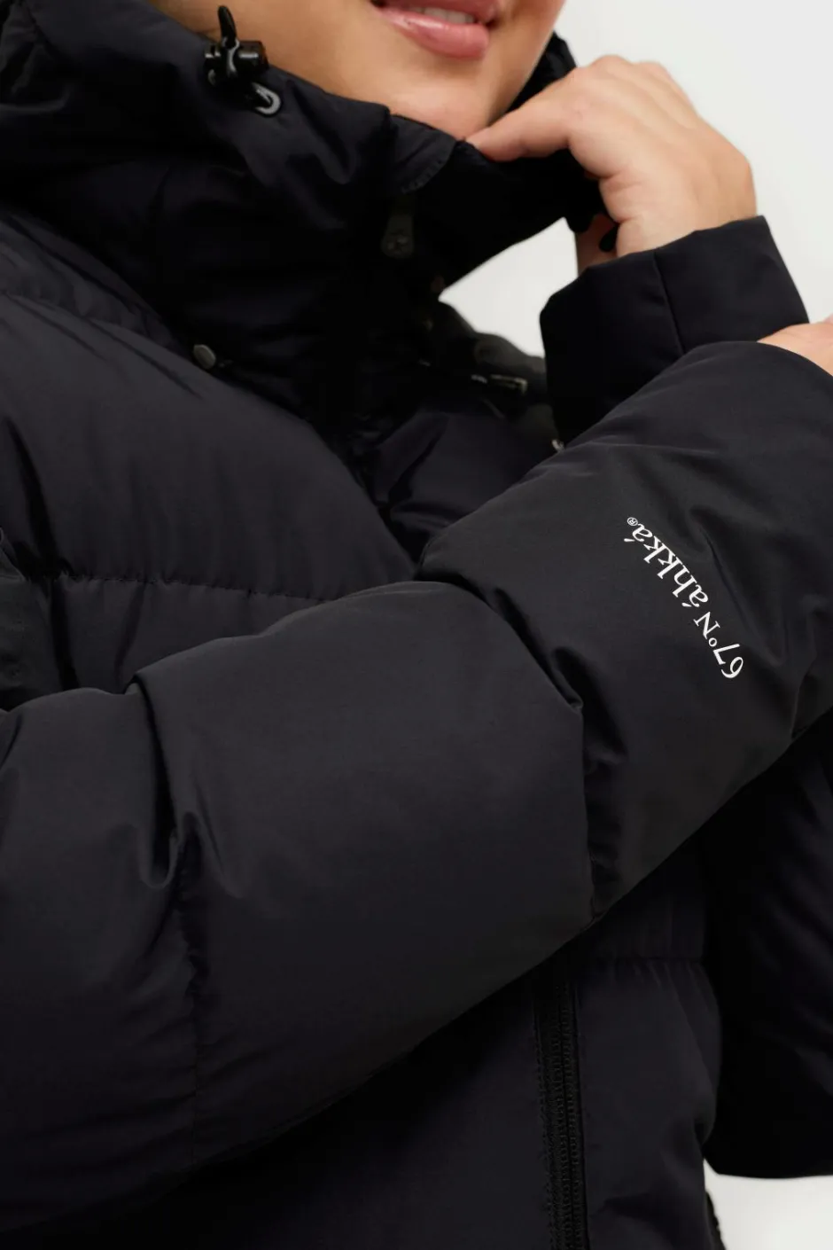 Clearance Dunjakke Down Jacket w Hood Dame Overtøj|Overtøj