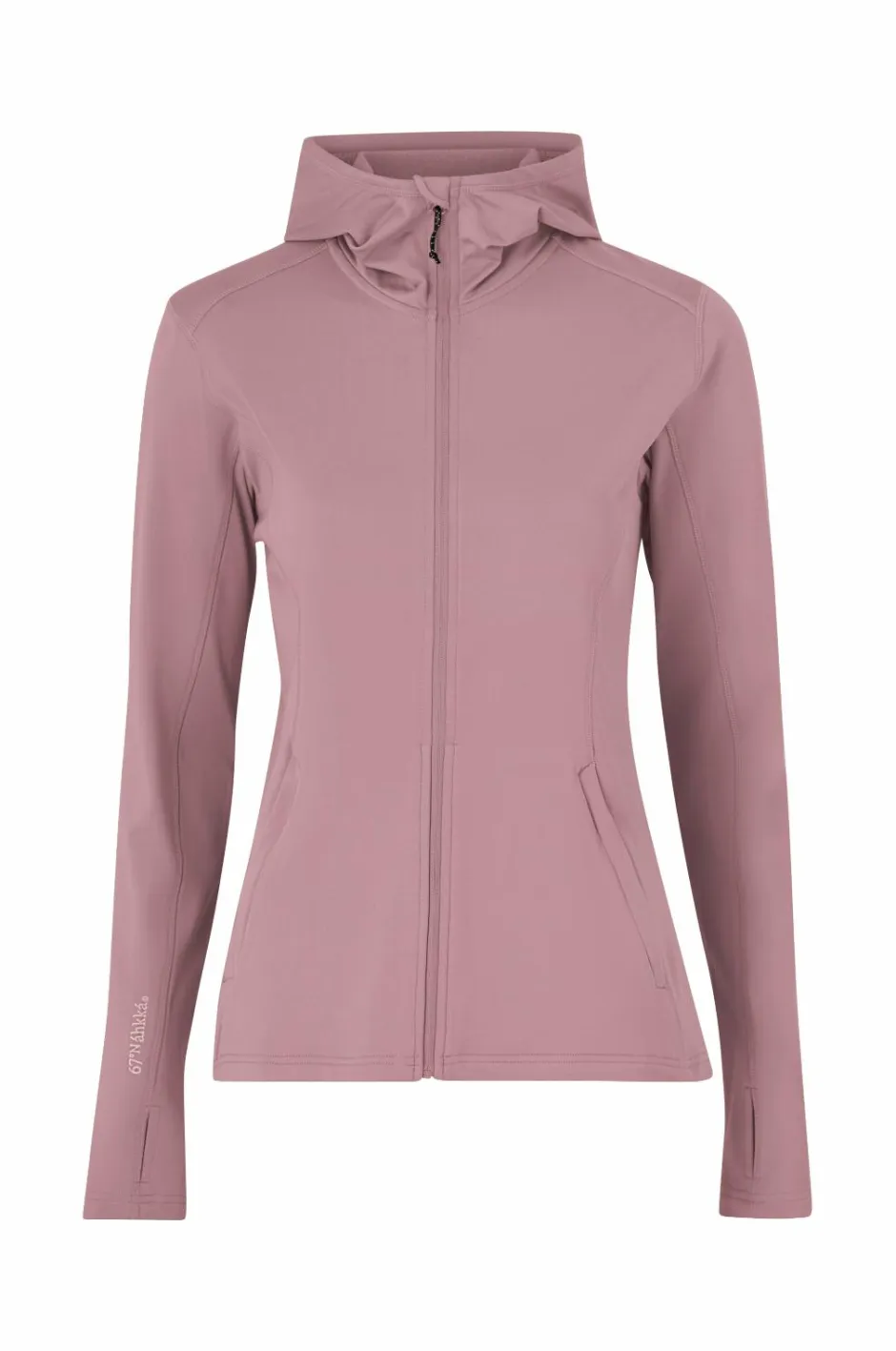 Áhkká Hættetrøje Power Fleece FZ Hoodie^Dame Træningstøj|Træningstøj