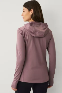 Áhkká Hættetrøje Power Fleece FZ Hoodie^Dame Træningstøj|Træningstøj