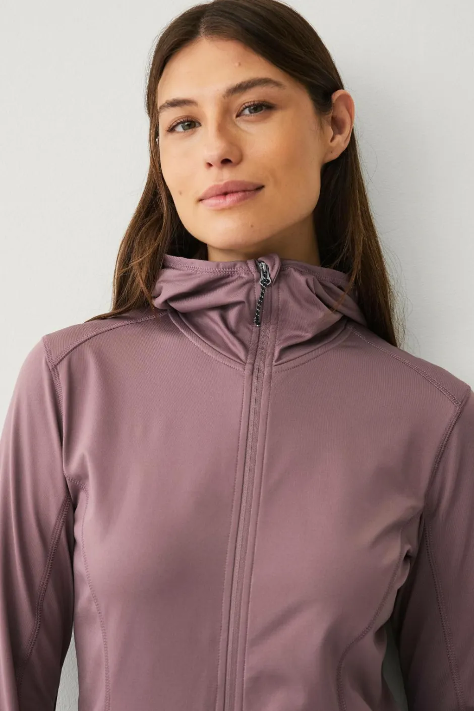 Áhkká Hættetrøje Power Fleece FZ Hoodie^Dame Træningstøj|Træningstøj