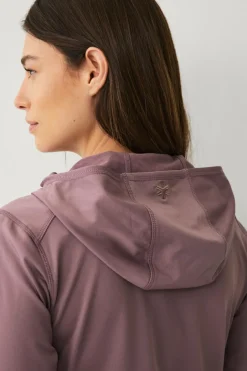 Áhkká Hættetrøje Power Fleece FZ Hoodie^Dame Træningstøj|Træningstøj