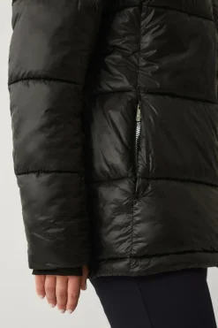 Online Jakke Gold Warm Jacket Shiny Dame Overtøj|Overtøj