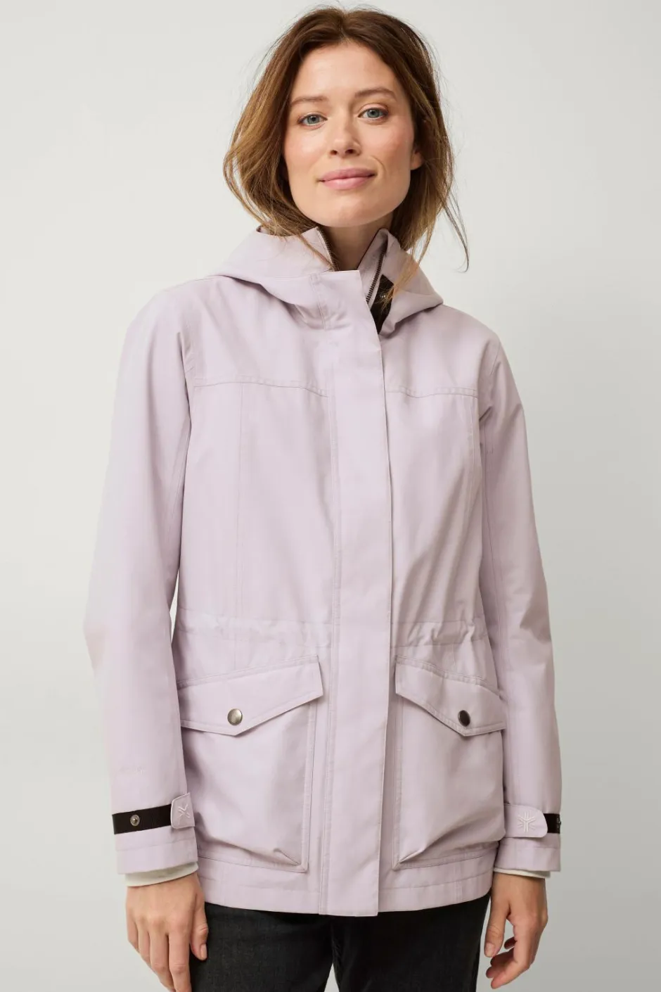 Jakke Jacket With Hood W Dame Overtøj|Overtøj