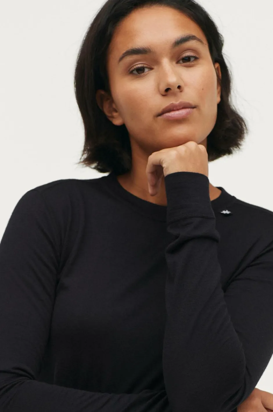 Langærmet undertrøje Merino Wool LS Tee W Dame Skiundertøj|Skiundertøj