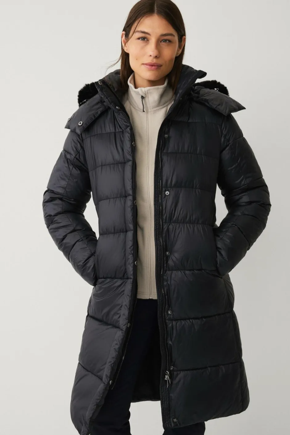 Áhkká Parka Gold Shiny Parka w Detachable Hood^Dame Overtøj|Overtøj