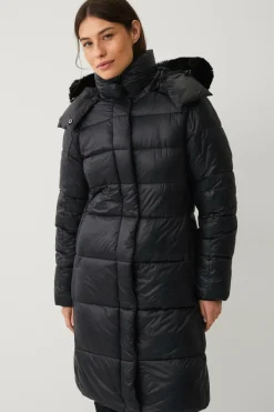 Áhkká Parka Gold Shiny Parka w Detachable Hood^Dame Overtøj|Overtøj