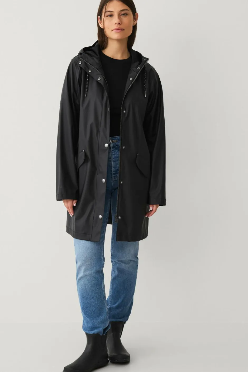 Áhkká Regnjakke PU Parka W^Dame Overtøj|Overtøj