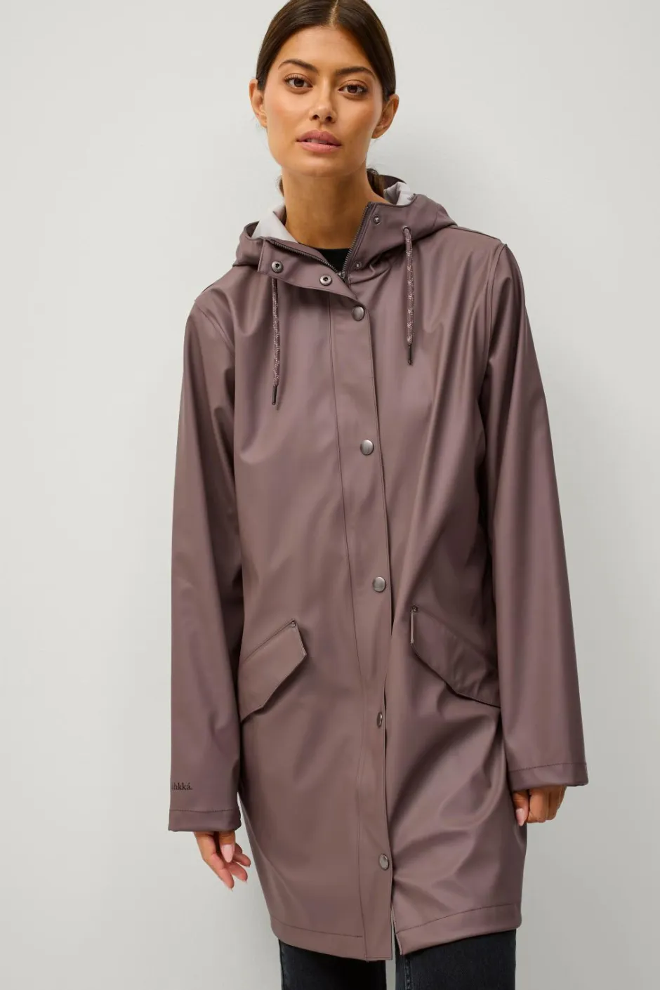 Online Regnjakke PU Parka W Dame Overtøj|Overtøj